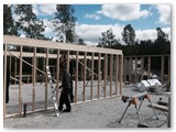 Byggnation av enplansvilla från grund till tak