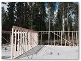 Byggnation av enplansvilla från grund till tak